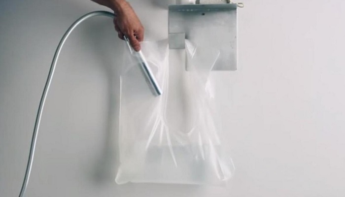 Bolsa para recoger el agua de la ducha